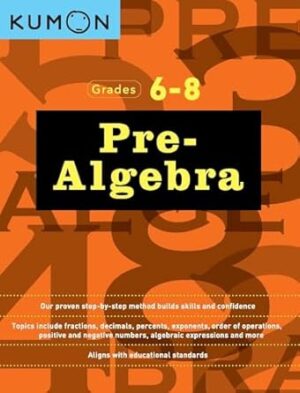 Pre-Algebra Workbook Grades 6-8