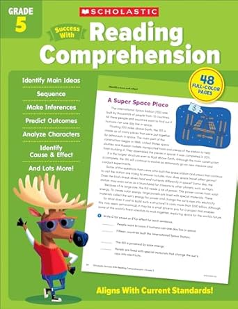 Scholastic Success with Reading Comprehension Grade 5 Workbook