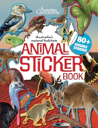 Australia's Natural Habitats Animal Sticker Book