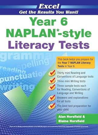 Excel NAPLAN*-style Literacy Tests Year 6