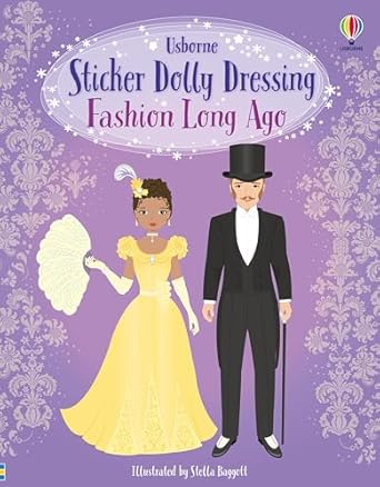 Sticker Dolly Dressing Fashion Long Ago