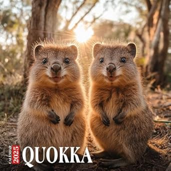 Quokka Calendar 2025: Monthly Planner Showcasing the Friendly Quokka