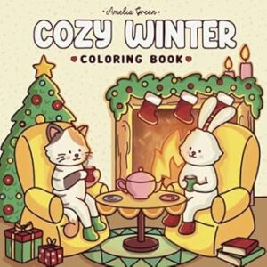 Cozy Winter: Coloring Book for Adults and Teens Featuring Adorable Characters, Festive Christmas Scenes, and Cozy Winter Moments for Relaxation