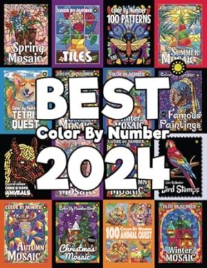 BEST Color By Number 2024: 50 Best Designs from Sunlife Drawing Color By Number Coloring Books in 2024