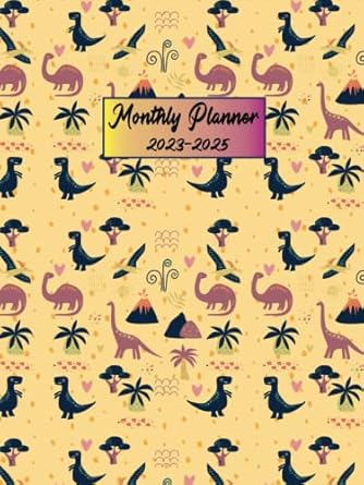 Monthly Planner 2023-2025: Three Year Calendar Book, Calendar 2023-2025, Jan 2023 - Dec 2025.