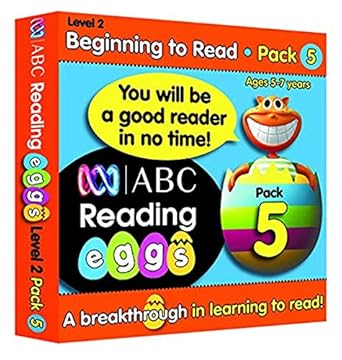 ABC Reading Eggs Level 2 Beginning to Read Book Pack 5 Ages 5-7