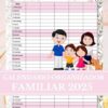 Calendario Organizador Familiar 2025 5 columna: Planificador Familiar 2025 5 Personas Español Mensual Vista, 12 Meses (Enero 2025 - Diciembre 2025), Para Organizarse Mejor en Familia Perfecto Regalo