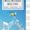 Music Notebook - Wide Staff: Music Writing Notebook For Kids | Blank Sheet Music Notebook | Wide Staff Blank Manuscript Paper | 6 Staves Per Page | ... | Staff Paper Notebook | 8"x10" | 125 Pages