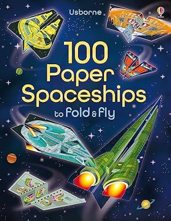 Usborne 100 Paper Childrens Spaceships to Fold & Fly Book