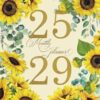 2025-2029 Monthly Planner: 5 Year Calendar Organizer [Sunflower Garden]
