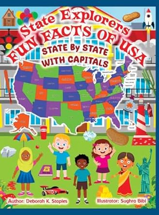 State Explorers: Fun Facts of USA State By State With Capitals