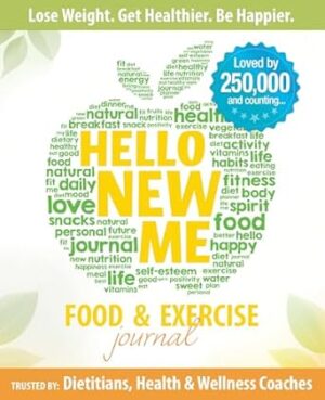 Hello New Me: A Daily Food and Exercise Journal to Help You Become the Best Version of Yourself, (90 Days Meal and Activity Tracker)