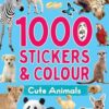 Lake Press 1000 Stickers and Colour Animals Book - Paperback - 01 October 2023