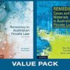 Remedies in Australian Private Law VALUE PACK 2 2 Volume Paperback Set: 3ed Remedies in Australian Private Law and 1e Remedies Cases and Materials in Australian Private Law