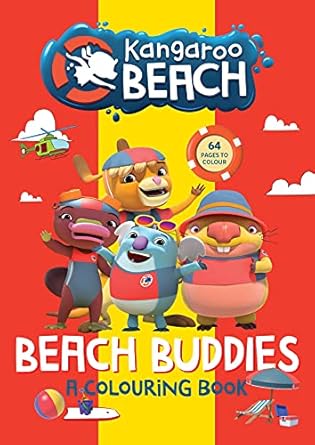 Kangaroo Beach: Beach Buddies: A Colouring Book