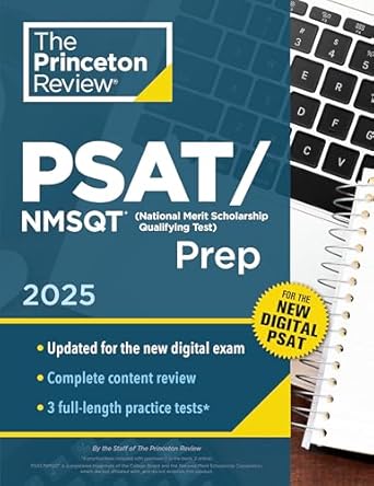 Princeton Review PSAT/NMSQT Prep, 2025: 3 Practice Tests + Review + Online Tools for the Digital PSAT