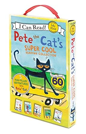 Pete The Cat's Super Cool Reading Collection: 5 I Can Read Favorites!: A Box of 5 I Can Read Favorites for Beginner Readers