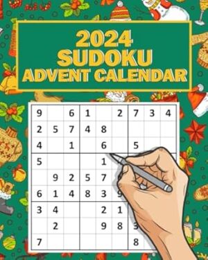 Sudoku 2024 Advent Calendar: 24 Day Christmas Countdown Puzzle Book