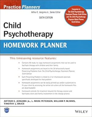 Child Psychotherapy Homework Planner
