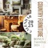 Country Furniture Calendar 2025: 15 Months From Oct 2024 to December 2025 for Organizing & Planning Giftable Perfect Gift for Birthday, All Holiday