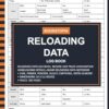 Reloading Data Log Book: Ammo Reloading Data Log Book for Record and Track Ammunition Handloading Details, Reloading Data Notebook