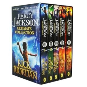 Percy Jackson Ultimate Collection 5 Books Set by Rick Riordan (Lightning Thief, Sea of Monsters, Titan's Curse, Battle of the Labyrinth, Last Olympian)