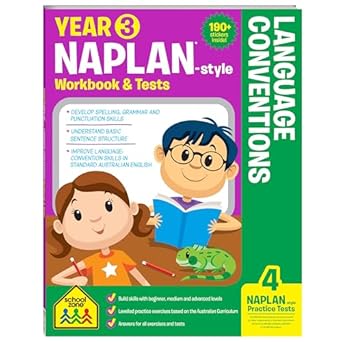 Year 3 NAPLAN*-style Language Conventions Workbook & Tests