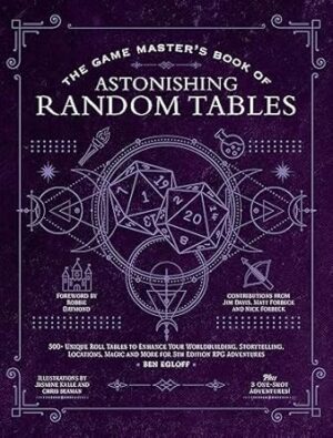 The Game Master's Book of Astonishing Random Tables: 300+ Unique Roll Tables to Enhance Your Worldbuilding, Storytelling, Locations, Magic and More for 5th Edition RPG Adventures