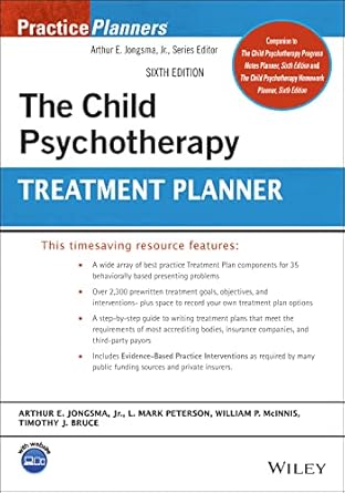 The Child Psychotherapy Treatment Planner