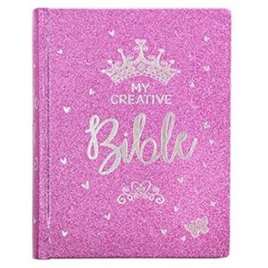 My Creative Bible for Girls, Journaling Bible - ESV - Purple Glitter Hardcover
