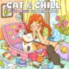 Cat & Chill: Cute & Easy Coloring Book for Adults and Teens Featuring Cozy Scenes and Relaxing Moments with Cats for Stress Relief