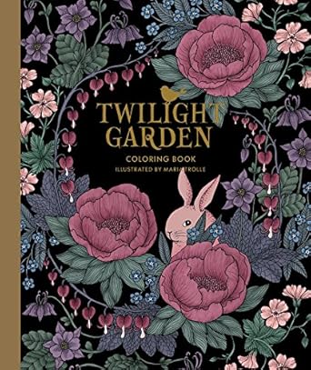Twilight Garden Coloring Book: Published in Sweden as "Blomstermandala"